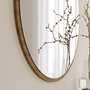Hanah Home Espejo Decorativo Yuvarlak Ceviz A707 Nogal